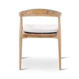 Gartenstuhl Emma aus Teakholz mit tonfarbenen Kissen - ZEN ZONE Furniture