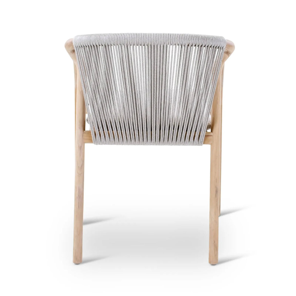 Gartenstuhl Boras aus Teakholz mit tonfarbenen Kissen - ZEN ZONE Furniture