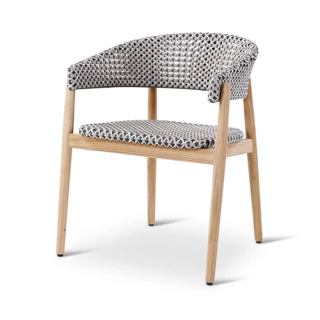 Gartenstuhl Ralf aus Teakholz in grau - ZEN ZONE Furniture