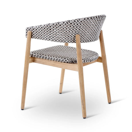 Gartenstuhl Ralf aus Teakholz in grau - ZEN ZONE Furniture