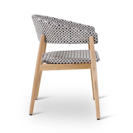 Gartenstuhl Ralf aus Teakholz in grau - ZEN ZONE Furniture