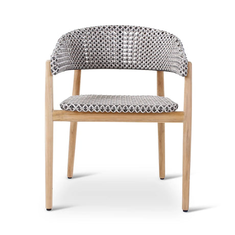 Gartenstuhl Ralf aus Teakholz in grau - ZEN ZONE Furniture