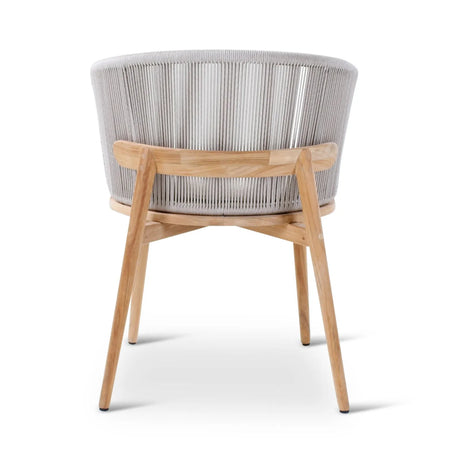 Gartenstuhl Gabor aus Teakholz mit tonfarbenen Kissen - ZEN ZONE Furniture