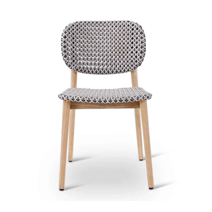 Gartenstuhl Zara aus Teakholz in grau - ZEN ZONE Furniture