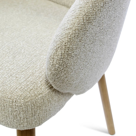 Essstuhl Bolly aus Eiche in beige - ZEN ZONE Furniture