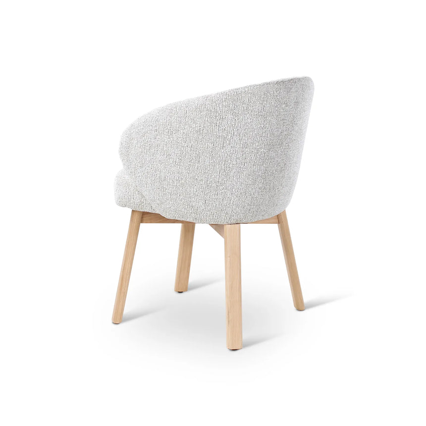 Essstuhl Bolly aus Eiche in beige - ZEN ZONE Furniture