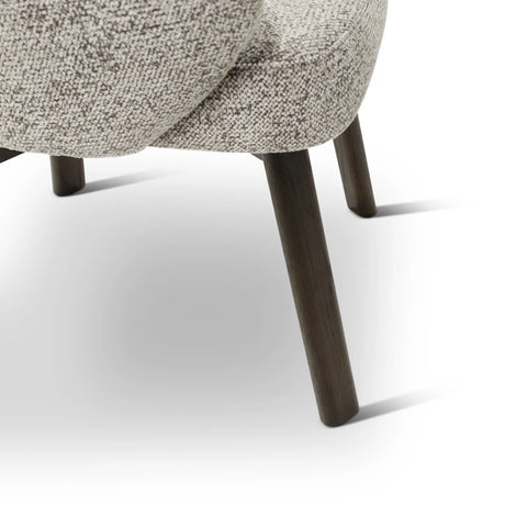 Essstuhl Bolly aus Eiche in hellgrau - ZEN ZONE Furniture