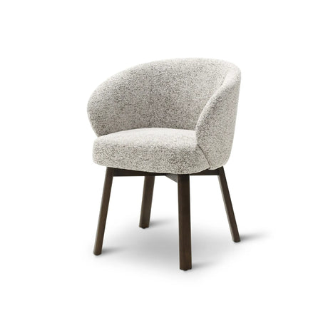 Essstuhl Bolly aus Eiche in hellgrau - ZEN ZONE Furniture