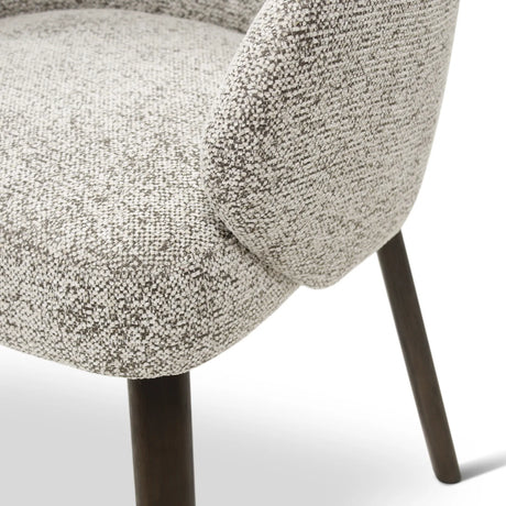 Essstuhl Bolly aus Eiche in hellgrau - ZEN ZONE Furniture