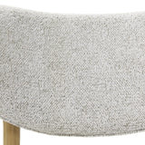 BLAKE Barhocker aus Eiche in Elfenbein/Natur, 49×58×99 cm - ZEN ZONE Furniture