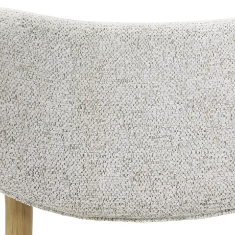 BLAKE Barhocker aus Eiche in Elfenbein/Natur, 49×58×99 cm - ZEN ZONE Furniture