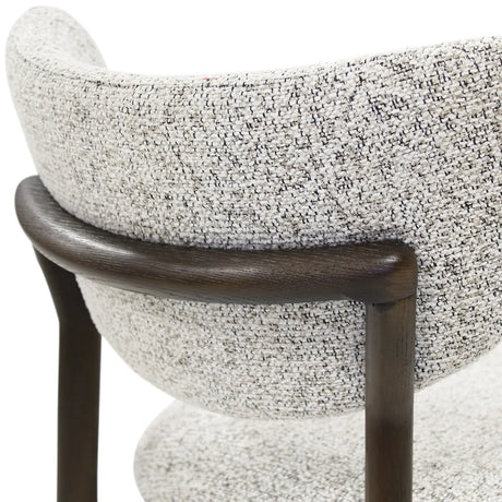 BLAKE Barhocker aus Eiche in Dunkelbraun, 49×58×99 cm - ZEN ZONE Furniture