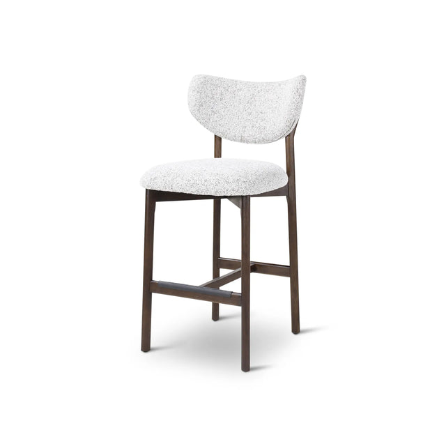 BLAKE Barhocker aus Eiche in Dunkelbraun, 49×58×99 cm - ZEN ZONE Furniture