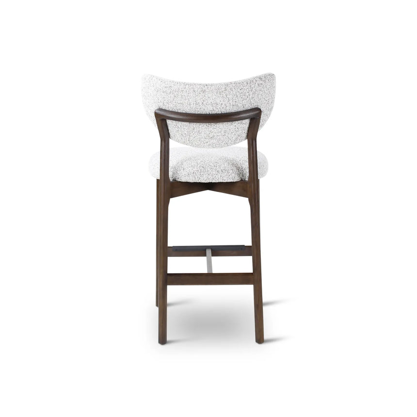 BLAKE Barhocker aus Eiche in Dunkelbraun, 49×58×99 cm - ZEN ZONE Furniture