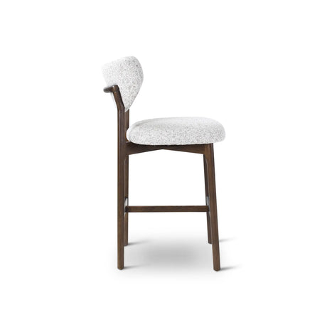 BLAKE Barhocker aus Eiche in Dunkelbraun, 49×58×99 cm - ZEN ZONE Furniture