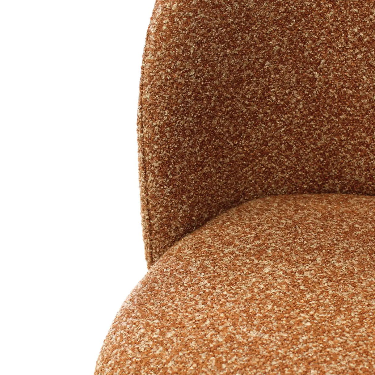 MIKO Essstuhl aus Metall in Brick, Schwarz - ZEN ZONE Furniture