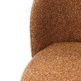 MIKO Essstuhl aus Metall in Brick, Schwarz - ZEN ZONE Furniture