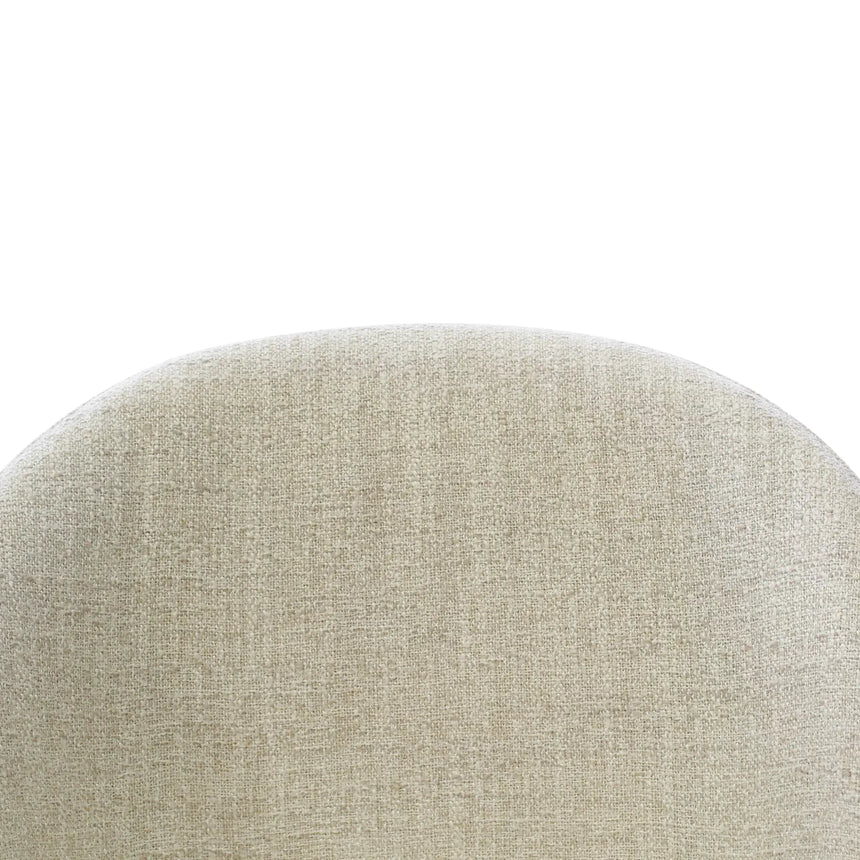 MIKO Essstuhl in Natur mit schwarzen Metallbeinen - ZEN ZONE Furniture