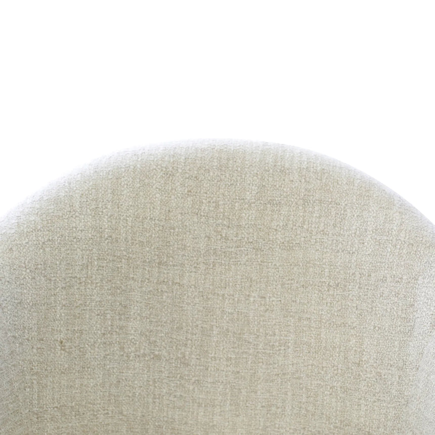 Essstuhl YALO mit Armlehnen in Natur, schwarze Metallbeine - ZEN ZONE Furniture