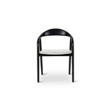 Essstuhl Moris in Altweiß und Ascheschwarz - ZEN ZONE Furniture