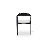 Essstuhl Moris in Altweiß und Ascheschwarz - ZEN ZONE Furniture