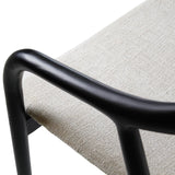Essstuhl Moris in Altweiß und Ascheschwarz - ZEN ZONE Furniture