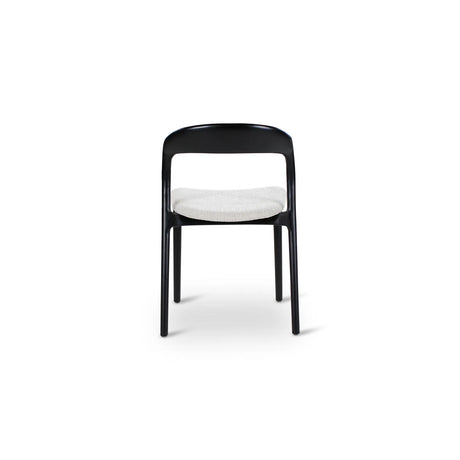 MIRANO Essstuhl in Off White/Schwarz - ZEN ZONE Furniture
