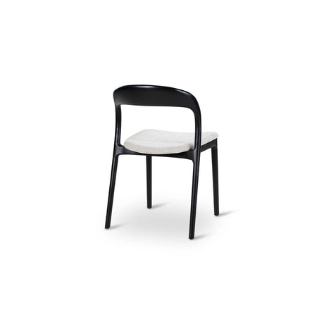MIRANO Essstuhl in Off White/Schwarz - ZEN ZONE Furniture
