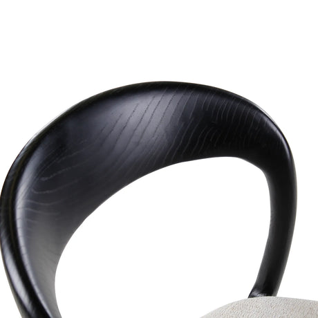 MIRANO Essstuhl in Off White/Schwarz - ZEN ZONE Furniture