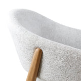 Sessel Conor aus Eiche mit elfenbeinfarbende Kissen - ZEN ZONE Furniture