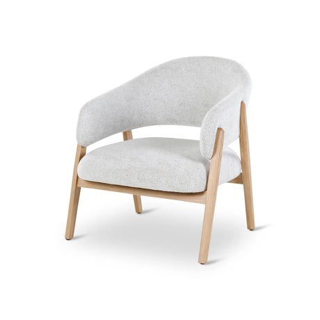 Sessel Conor aus Eiche mit elfenbeinfarbende Kissen - ZEN ZONE Furniture