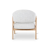 Sessel Conor aus Eiche mit elfenbeinfarbende Kissen - ZEN ZONE Furniture