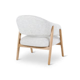 Sessel Conor aus Eiche mit elfenbeinfarbende Kissen - ZEN ZONE Furniture