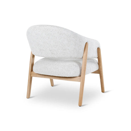 Sessel Conor aus Eiche mit elfenbeinfarbende Kissen - ZEN ZONE Furniture