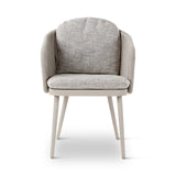 Gartenstuhl Mikos aus Aluminium mit graufarbenen Kissen - ZEN ZONE Furniture