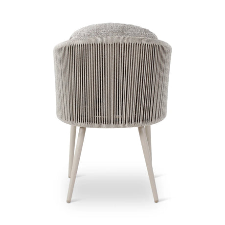 Gartenstuhl Mikos aus Aluminium mit graufarbenen Kissen - ZEN ZONE Furniture