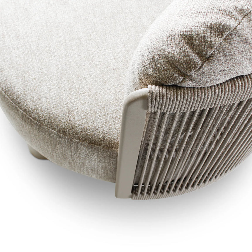 Gartensessel Nimbo aus Aluminium mit graufarbenen Kissen - ZEN ZONE Furniture