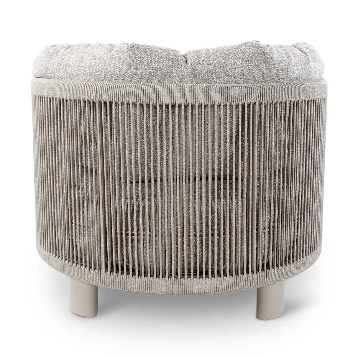 Gartensessel Nimbo aus Aluminium mit graufarbenen Kissen - ZEN ZONE Furniture