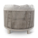 Gartensessel Nimbo aus Aluminium mit graufarbenen Kissen - ZEN ZONE Furniture