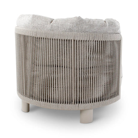 Gartensessel Nimbo aus Aluminium mit graufarbenen Kissen - ZEN ZONE Furniture
