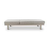 Sonnenliege Riva aus Aluminium mit graufarbenen Kissen - ZEN ZONE Furniture