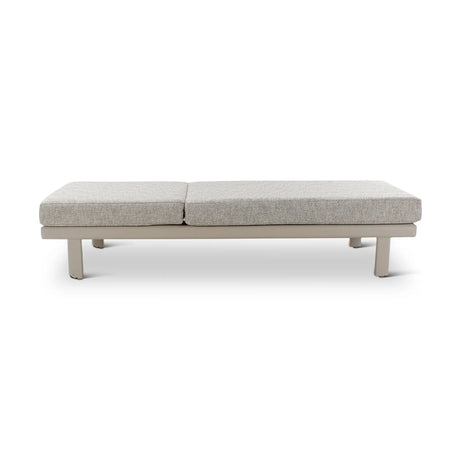 Sonnenliege Riva aus Aluminium mit graufarbenen Kissen - ZEN ZONE Furniture