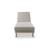 Sonnenliege Riva aus Aluminium mit graufarbenen Kissen - ZEN ZONE Furniture