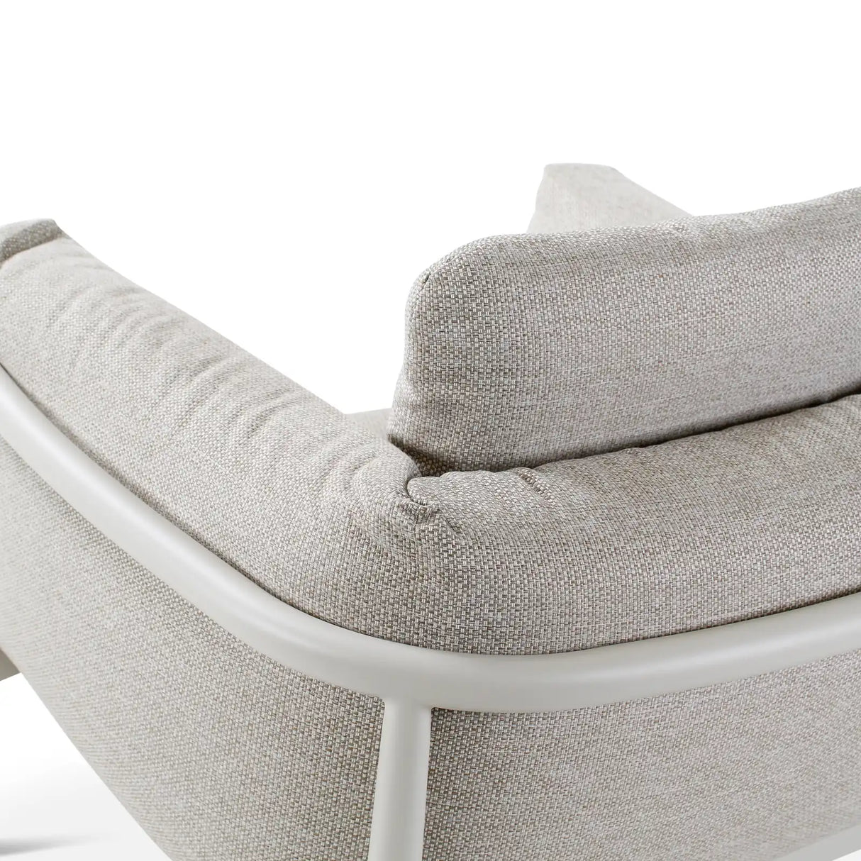 Gartensessel Liv aus Aluminium mit dünenfarbenen Kissen - ZEN ZONE Furniture