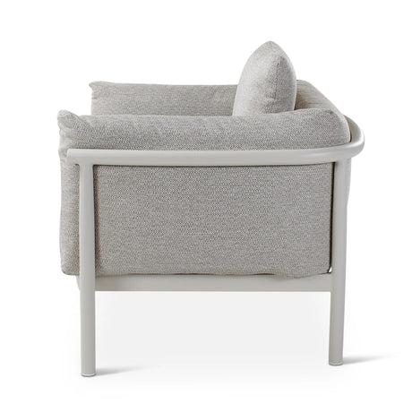 Gartensessel Liv aus Aluminium mit dünenfarbenen Kissen - ZEN ZONE Furniture