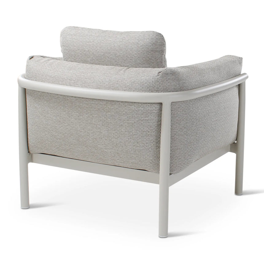 Gartensessel Liv aus Aluminium mit dünenfarbenen Kissen - ZEN ZONE Furniture