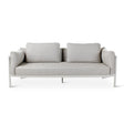 2,5-Sitzer Gartensofa Liv aus Aluminium mit dünenfarbenen Kissen, 211x86x84 cm - ZEN ZONE Furniture