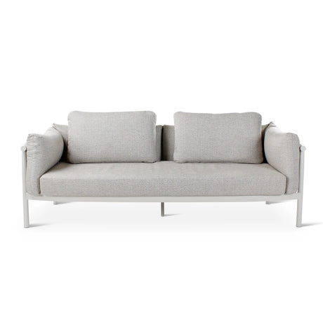 2,5-Sitzer Gartensofa Liv aus Aluminium mit dünenfarbenen Kissen, 211x86x84 cm - ZEN ZONE Furniture