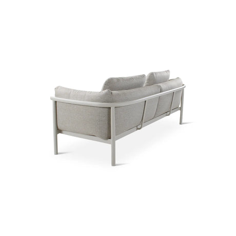 2,5-Sitzer Gartensofa Liv aus Aluminium mit dünenfarbenen Kissen, 211x86x84 cm - ZEN ZONE Furniture
