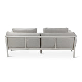 2,5-Sitzer Gartensofa Liv aus Aluminium mit dünenfarbenen Kissen, 211x86x84 cm - ZEN ZONE Furniture